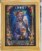 The Hierophant ~ Original Painting ( Framed ) 70 x 60 cm