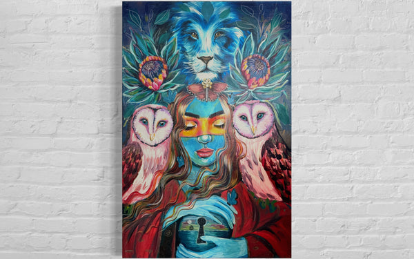 The Keeper of Nature’s Heart~ Original Painting 150cm x 100cm