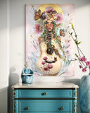 She Who Hums Beneath the Moon ~ Original Painting ( 60cm x 50cm) on canvas