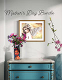 Mother’s Day Bundle (A4 Print &  ‘Frankie’ Goddess Vase)