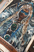 The Warrior- Original Artwork ( framed) 70cm x 50cm