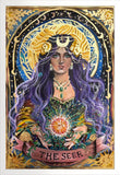 The Seer ~ Original Painting 60cm x 44cm **framed**