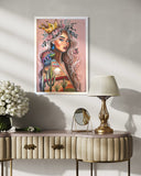 Chameleon Queen ~ Original Artwork ~ 72 x 52 cm