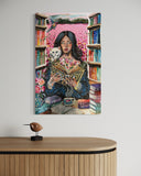 Hummingbirds and the Wisdom of Reading ~ Original Artwork 
60 x 80 cm