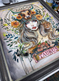 TAURUS Earth Goddess ( Framed)