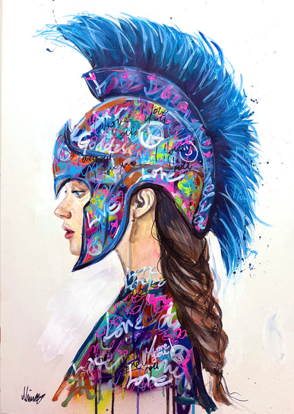 Graffiti Gladiator ~ Original Artwork 90 x 60cm