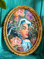 Sea Blossom Goddess ~ Original Painting 70 x 55 cm