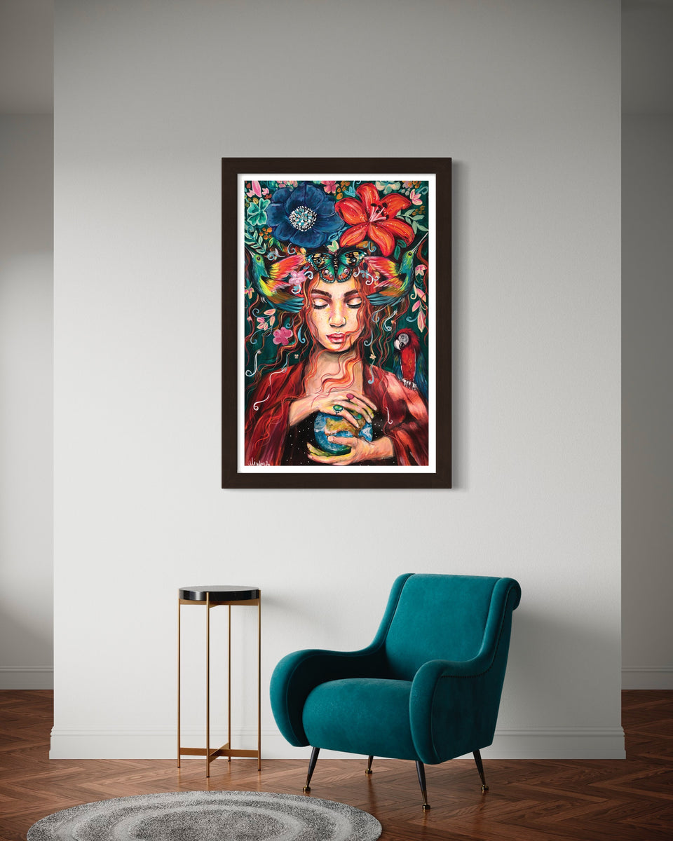 Damu Earth Goddess ~ Fine Art Print – Mimby Jones Robinson