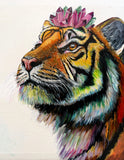 The Enchanted Tigress ~ Original Artwork ( 94 x 64 cm ) **FREE SHIPPING AUS WIDE**