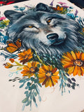 Whimsical Wolf ~ Original Painting 60cm x 50cm