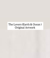 The Lovers (Earth & Ocean ) ~ Original Artwork ( framed) 70cm x 50cm