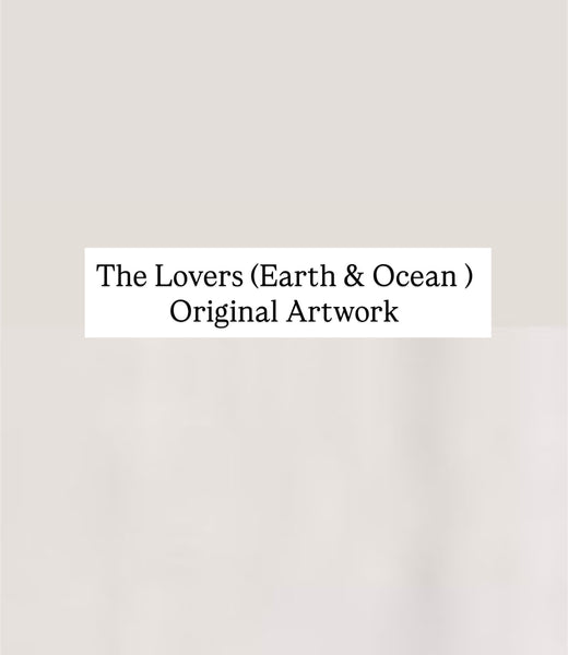 The Lovers (Earth & Ocean ) ~ Original Artwork ( framed) 70cm x 50cm