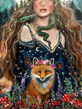 The Huntress ~ Original Painting ( 60cm x 50cm) on canvas