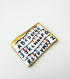 Alphabet Wall Brooch