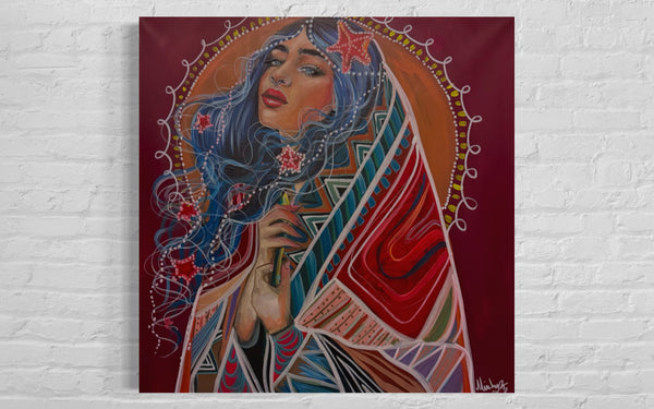 Marina ~ original painting 90cm x 90cm