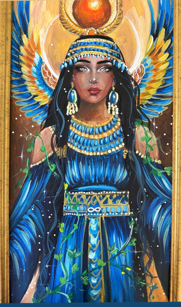 Isis Goddess ~ Original Artwork 81cm x 37cm