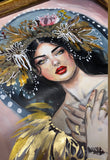 VIRGO GODDESS (The Sacred Healer)  ~ Original Painting 97cm x 67 cm