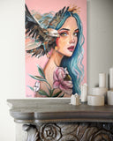 Eagle heart ~ Original Artwork 90cm x 60cm