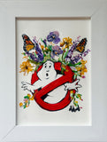 Ghostbusters — Original Mini Painting | Framed (23 x 17 cm)