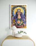 The Seer ~ Original Painting 60cm x 44cm **framed**