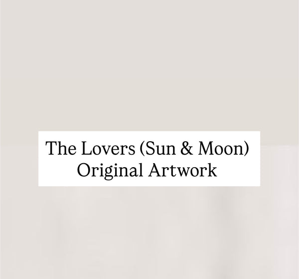 The Lovers (Sun & Moon) ~ Original Artwork ( framed) 70cm x 50cm