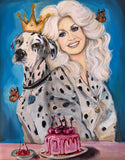 Dolly & The Dalmation  ~  Art Prints ( 50% off art prints ) (Copy)