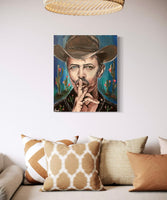 Bowie in the Wild West ~ Original Painting 60cm x 50 cm