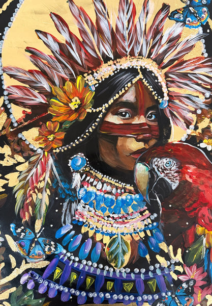 The Healer - Original Artwork ( framed) 70cm x 50cm