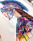 Graffiti Gladiator ~ Original Artwork 90 x 60cm