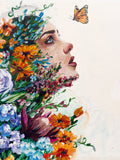 The Enchanted Tigress ~ Original Artwork ( 94 x 64 cm ) **FREE SHIPPING AUS WIDE**