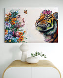 The Enchanted Tigress ~ Original Artwork ( 94 x 64 cm ) **FREE SHIPPING AUS WIDE**