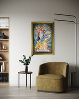 Sagittarius Goddess: The Oracle of Aim and Ascent ~ Original Painting 98 x 68cm  ( framed )