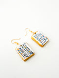 Alphabet Wall Earrings