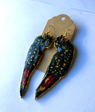 Red & Black Cockatoo Earrings
