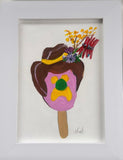 Bubble O’Bill — Original Mini Painting | Framed (23 x 17 cm)