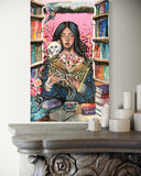 Hummingbirds and the Wisdom of Reading ~ Original Artwork 
60 x 80 cm