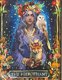 The Hierophant ~ Original Painting ( Framed ) 70 x 60 cm