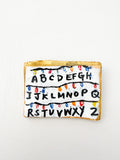 Alphabet Wall Brooch