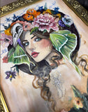 Scorpio Goddess: The Priestess of Ascension ~ Original Painting 59 x 48 cm
