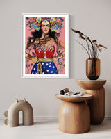 Frida : Goddess of Wonder ~ Hand Embellished Art Print