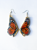 Monarch Butterfly Wings Earrings