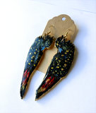 Red & Black Cockatoo Earrings