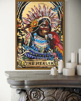 The Healer - Original Artwork ( framed) 70cm x 50cm