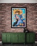 Olivia The Sunflower Goddess ~ Fine Art Print