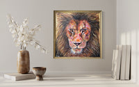 Lion King of Flowers ~ Fine Art Print